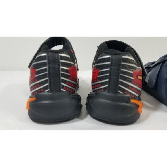 Skechers Kids Flex-Glow Bolt Light-Up Sneakers & Cat & Jack Navy Sandals Size 7 - Picture 7 of 12